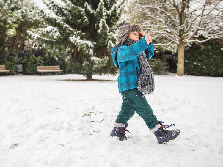 Kid Boots Snow Winter Park