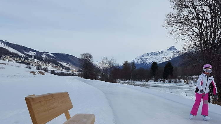 Swap skis for skates at Ice Way Madulain