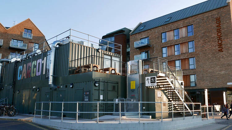 Wander the shipping containers of Wapping Wharf