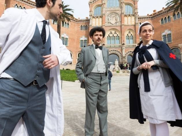 Visita teatrealitzada al Recinte Modernista Sant Pau Visita teatrealitzada al Recinte Modernista Sant Pau