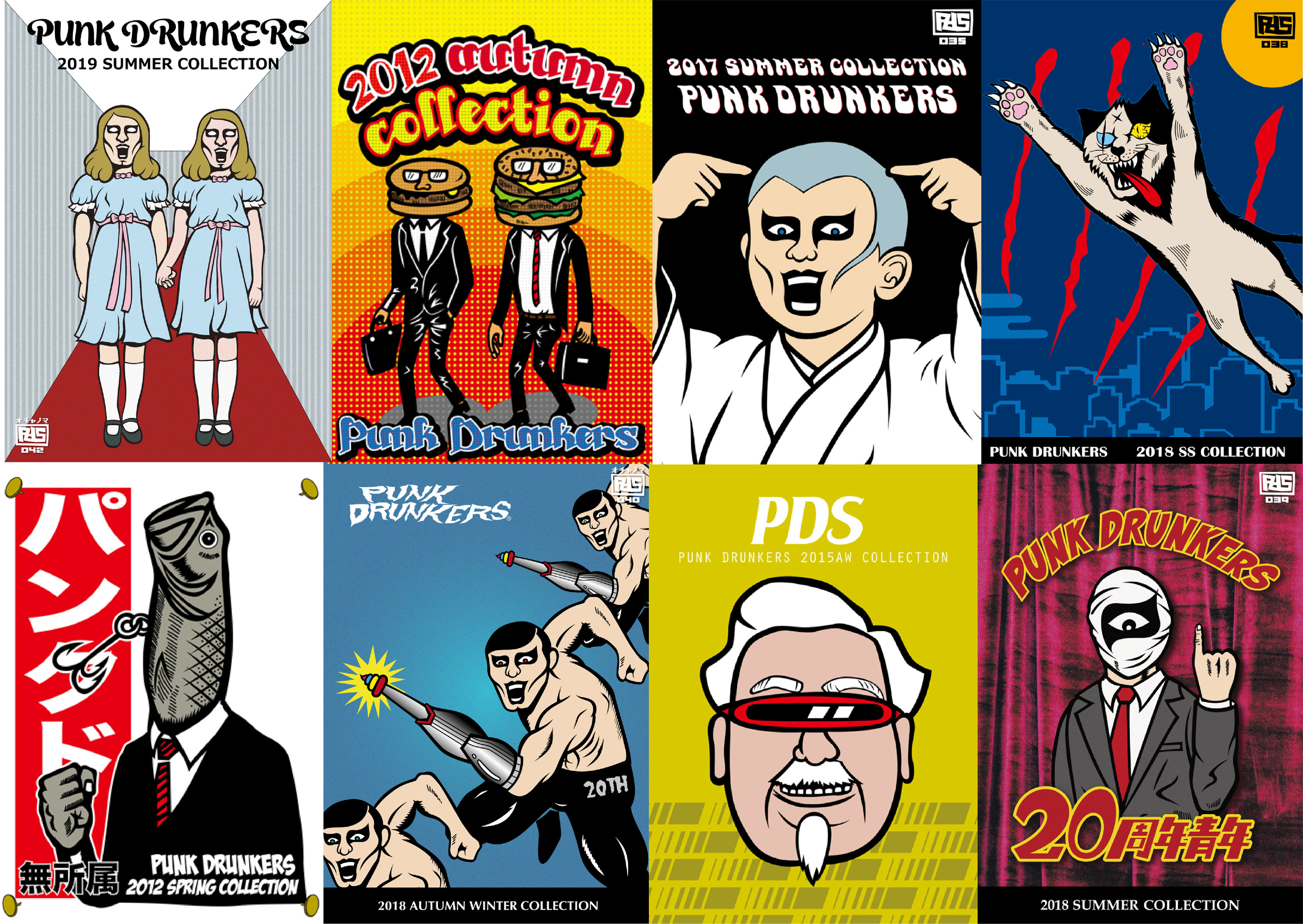 PUNK DRUNKERS 木製アートボード PUNK DRUNKERS ～だいたい20周年展～ | PARCO FACTORY | PARCO ART