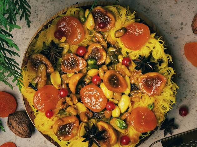 Bolo de especiarias e frutos secos Bolo de especiarias e frutos secos