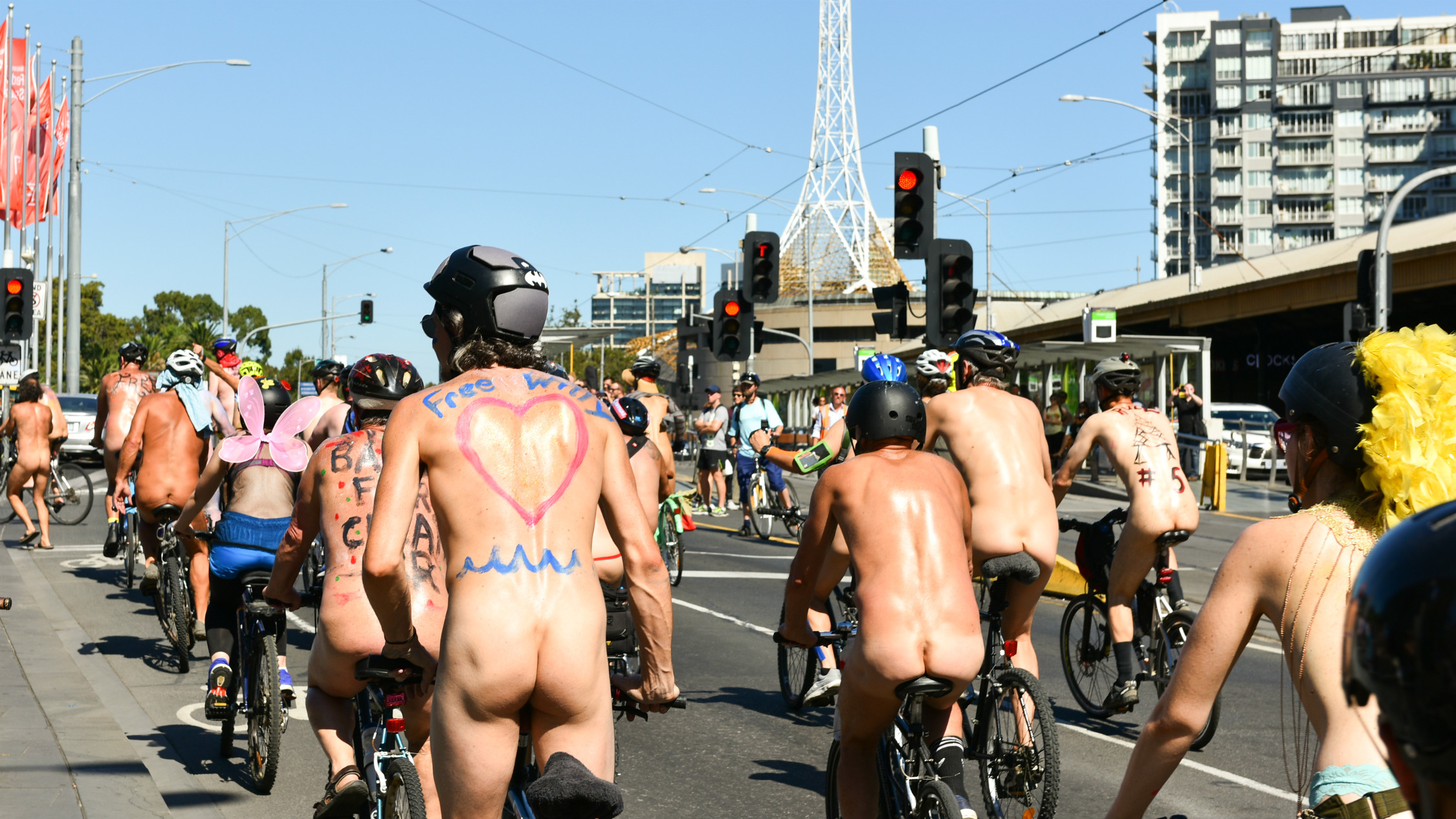 This summer, World Naked Bike Ride returns in full force as packs of nude b...