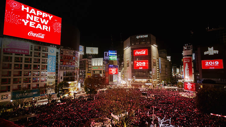 Shibuya Crossing Countdown