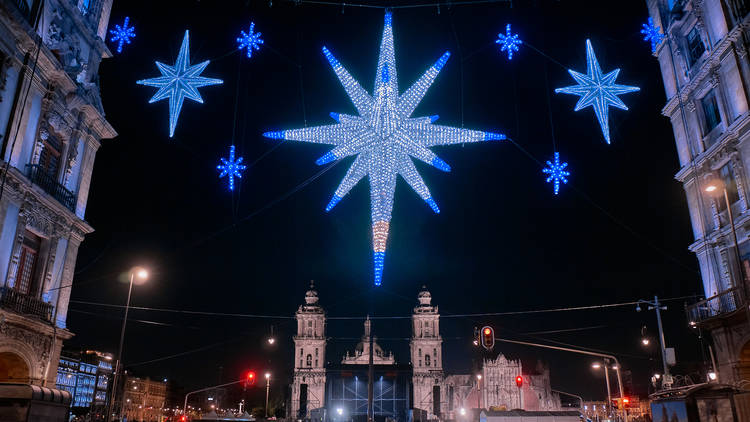 Las fiestas navideñas llegan al Zócalo de la CDMX