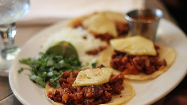 Tacos on a plate