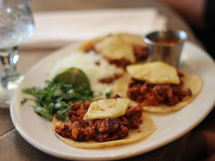 Tacos on a plate