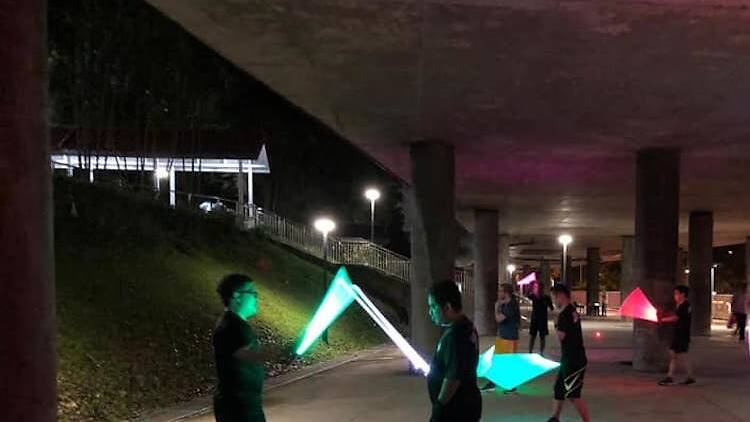 Master the lightsaber at The Saber Authority