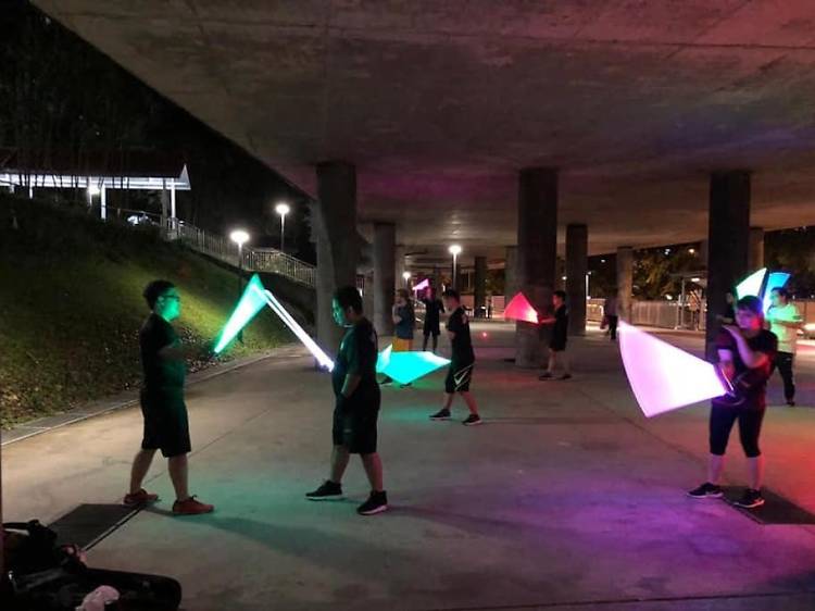 Master the lightsaber at The Saber Authority