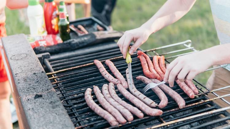 Barbecue sausages