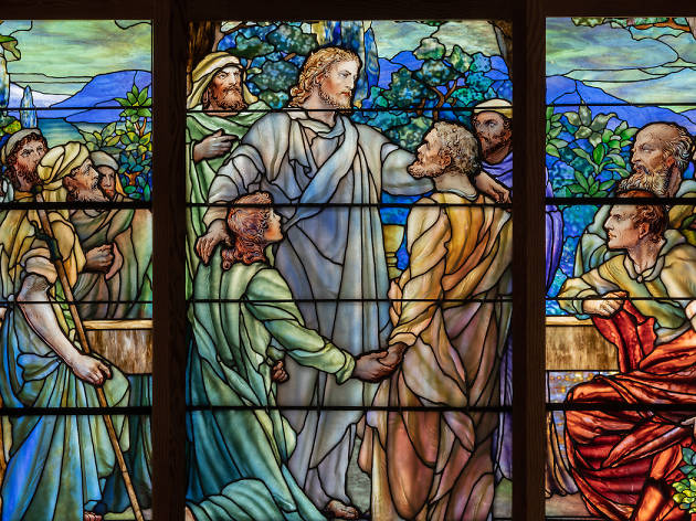 Tiffany Glass Company, American (1885-1892). Designed by Frederick Wilson (American,born Ireland, 1858-1932). Christ and the Apostles , ca. 1890. Tiffany Glass Company, American (1885-1892). Designed by Frederick Wilson (American,born Ireland, 1858-1932). Christ and the Apostles , ca. 1890.