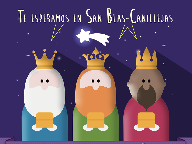 Cabalgata de Reyes Magos en San Blas Canillejas 2020