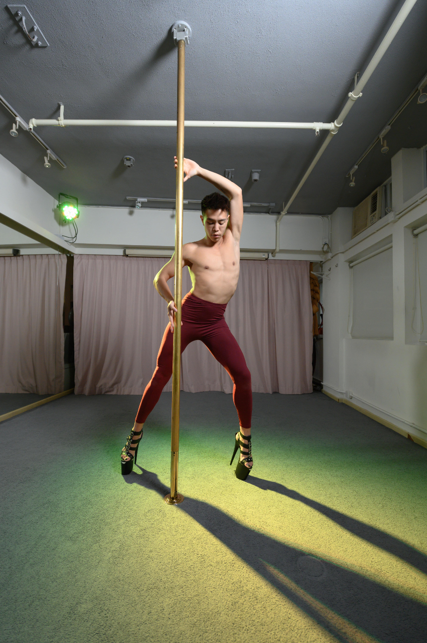 Is it weird: For a guy to pole dance for exercise?