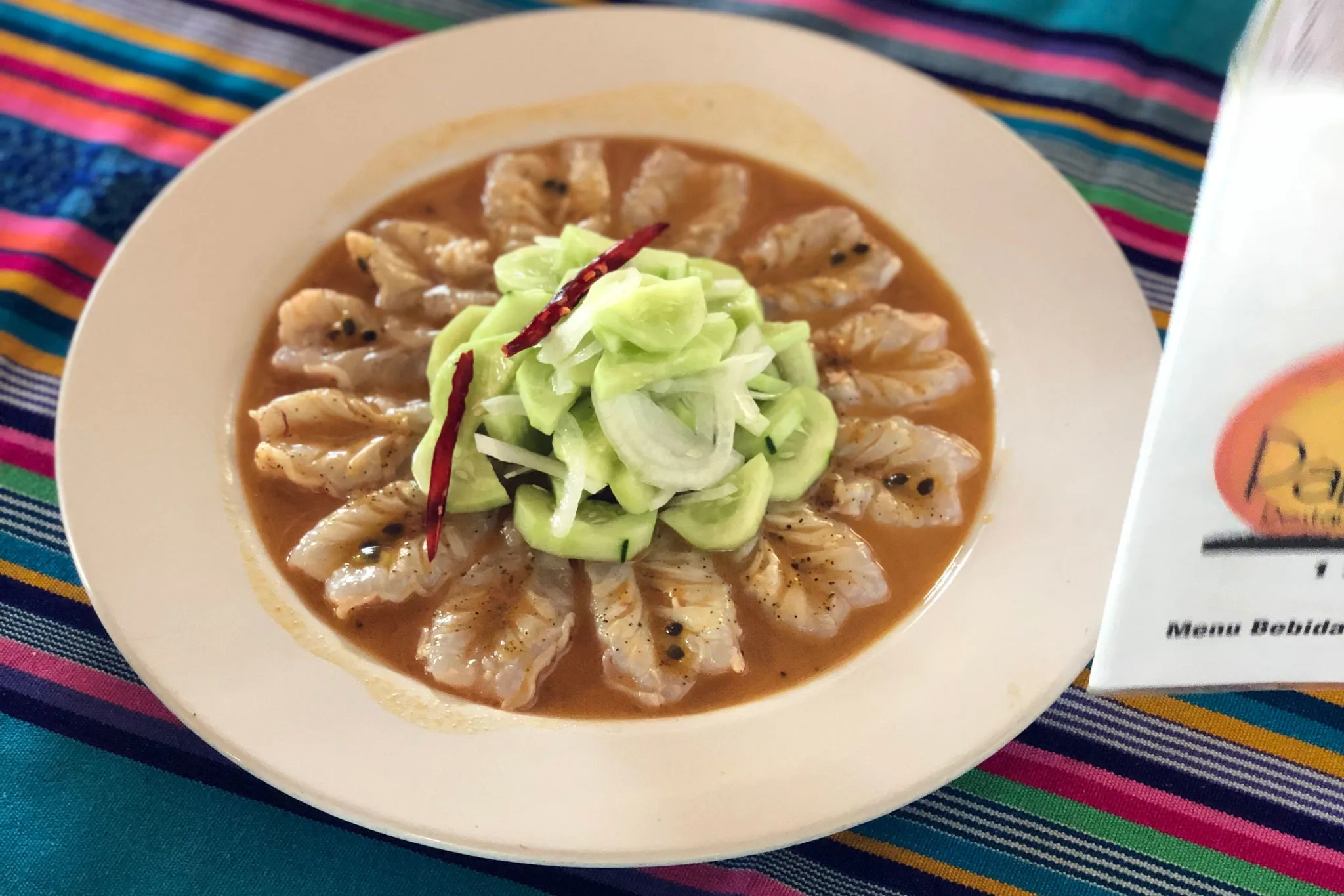Aguachile at Las Palmas, Nayarit“ width=