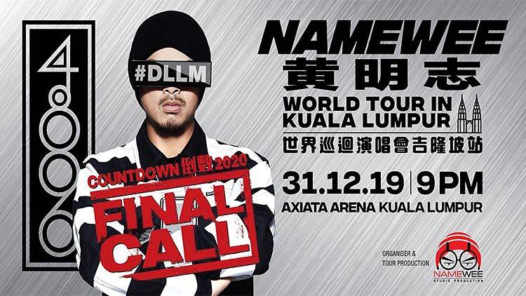 Namewee 4896 'Final Call' World Tour 2019