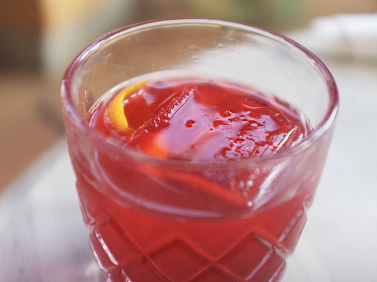 No-booze cascara negroni at Verve Coffee Roasters