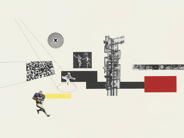 Reginald Malcolmson. Hall of Sport and Culture, Collage, 1971/74. Reginald Malcolmson. Hall of Sport and Culture, Collage, 1971/74.