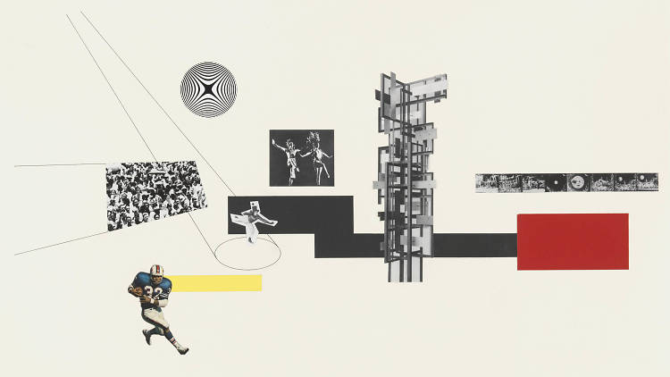 Reginald Malcolmson. Hall of Sport and Culture, Collage, 1971/74.