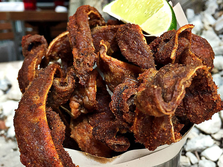 Crispy pork ears at Michael's Genuine Food & Drink