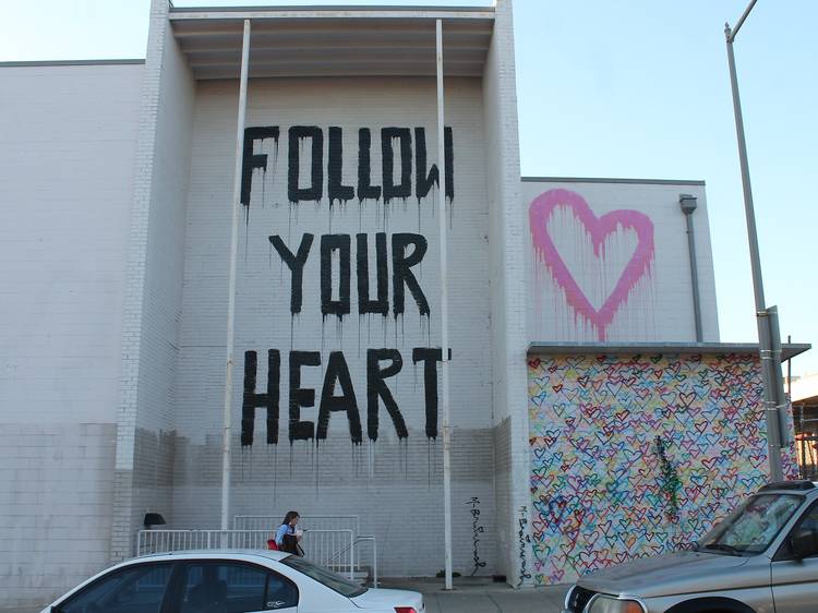 Union Market heart wall