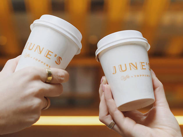 June's Shoppe takeaway coffee June's Shoppe takeaway coffee