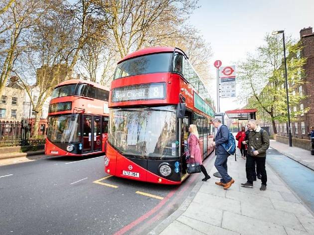 You can board London buses from the front again New Routemaster London bus