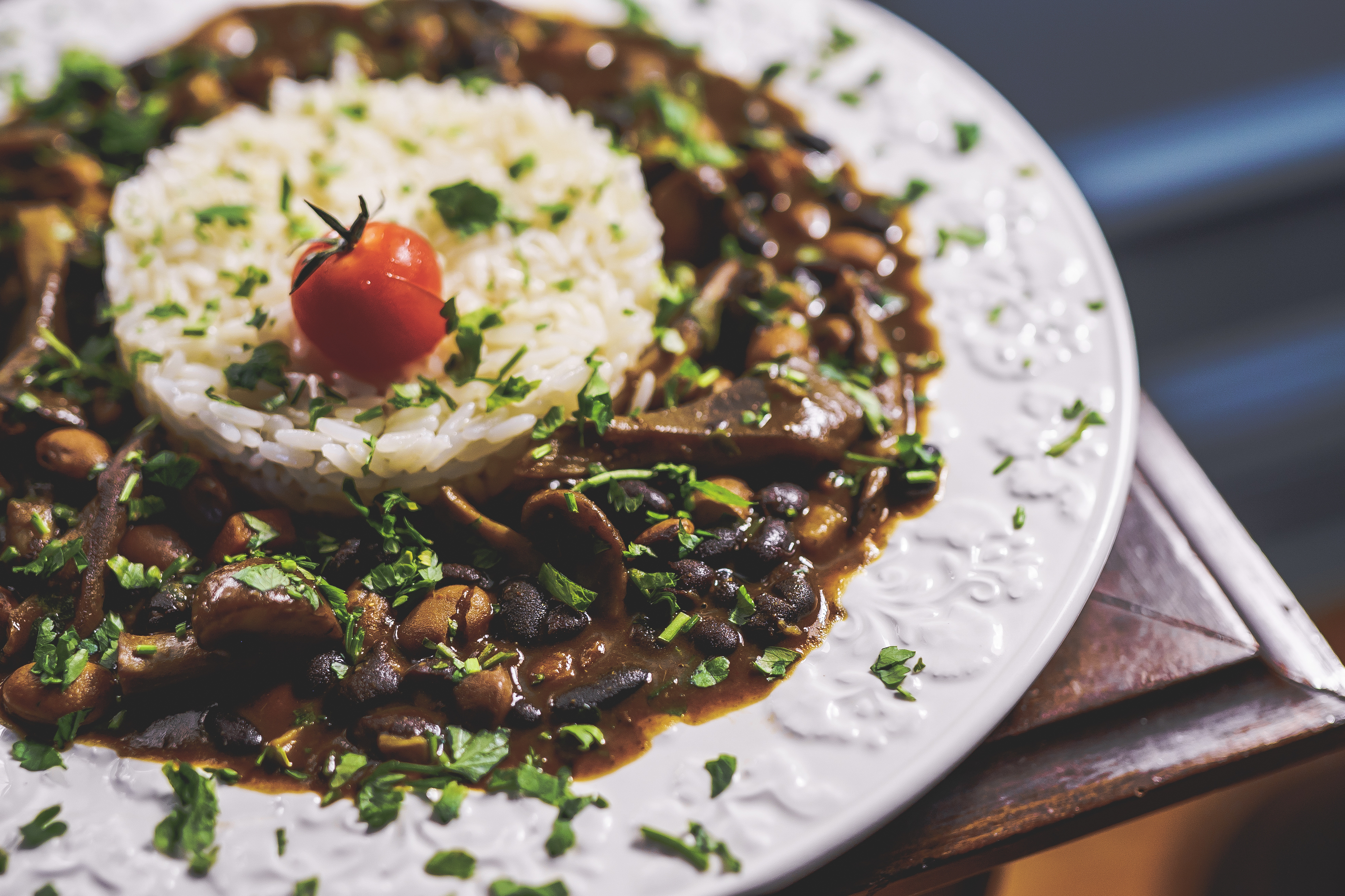 Feijoada de cogumelos