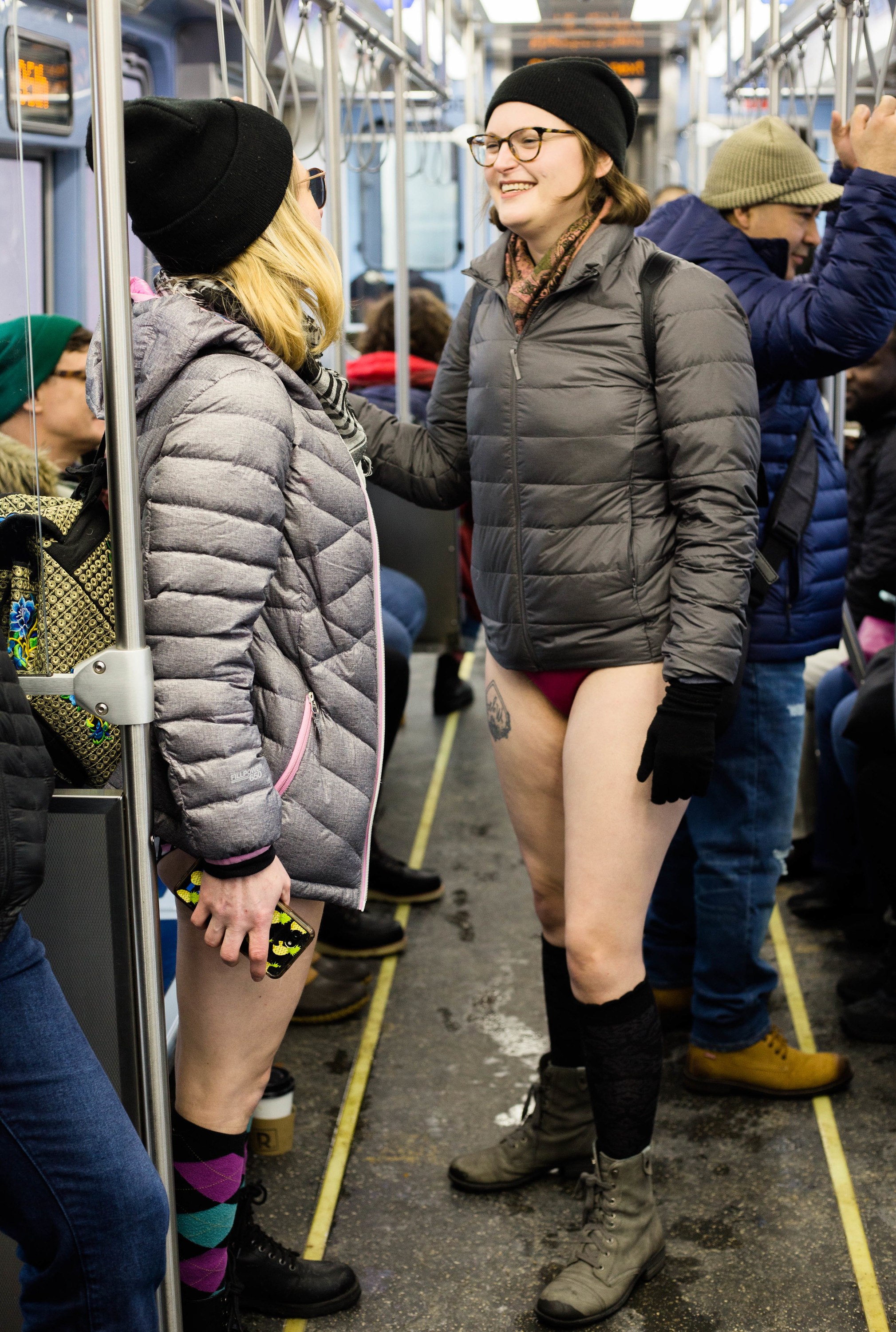 Take a look at photos from Chicago’s No Pants Subway Ride 2020