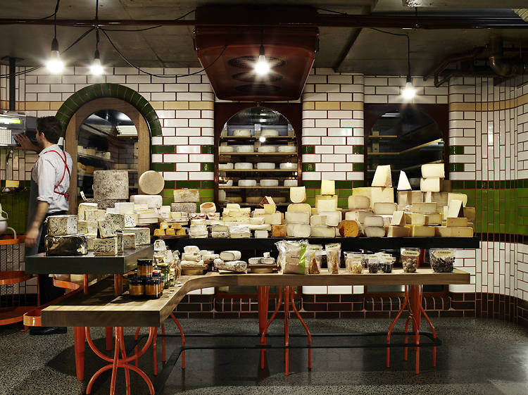 This underground cheese cellar