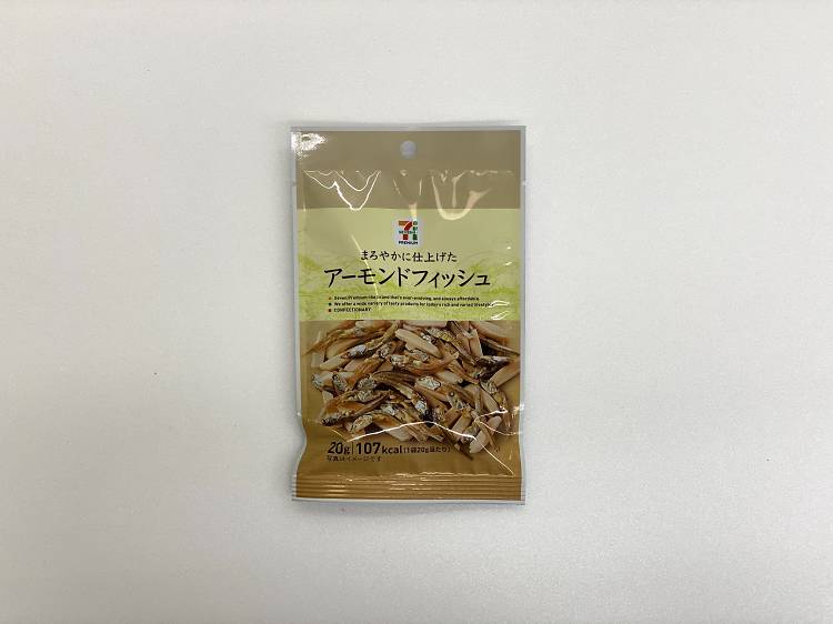 Almond and dried fish snack ($1.80)