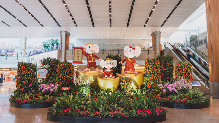 Chinese New Year at Changi Airport