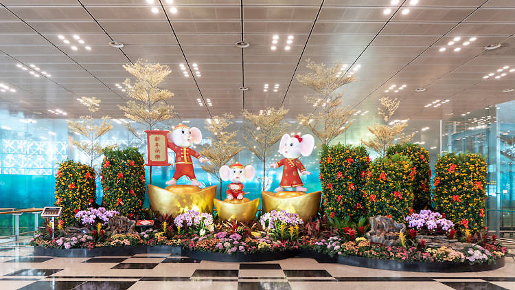 Chinese New Year at Changi Airport