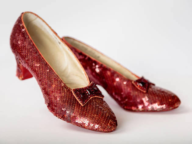 Zapatos de Dorothy, en el Museo de la Academia de Cine en Los Ángeles Zapatos de Dorothy, en el Museo de la Academia de Cine en Los Ángeles