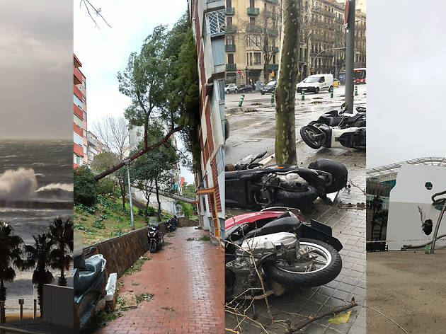 Temporal Gloria en Barcelona Temporal Gloria en Barcelona