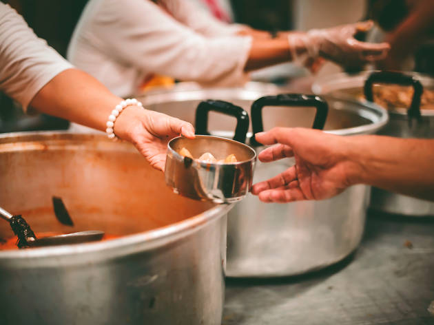 Volunteering, soup kitchen Volunteering, soup kitchen