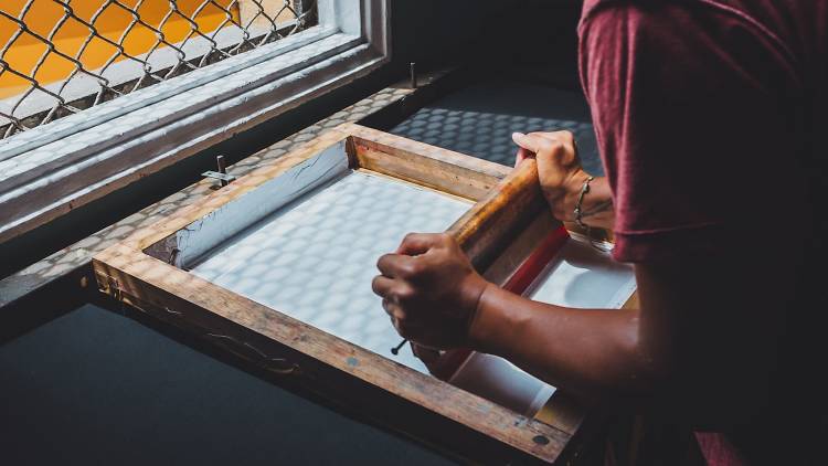 Screen Printing on Fabric