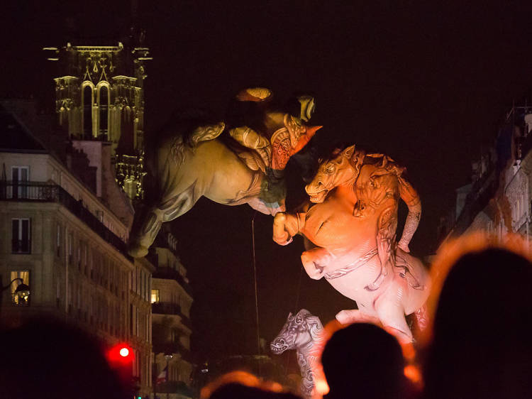 See Paris become an open-air museum during Nuit Blanche