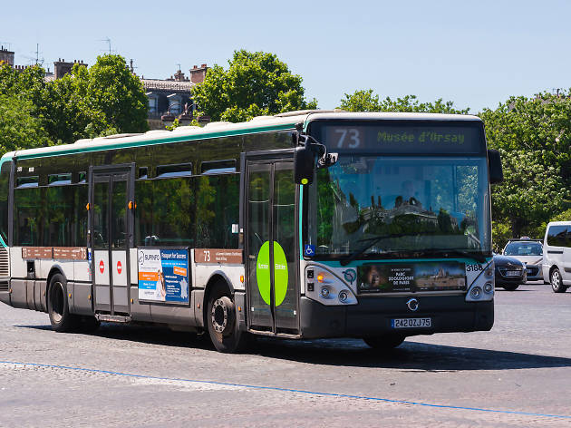 Bus in Paris Bus in Paris