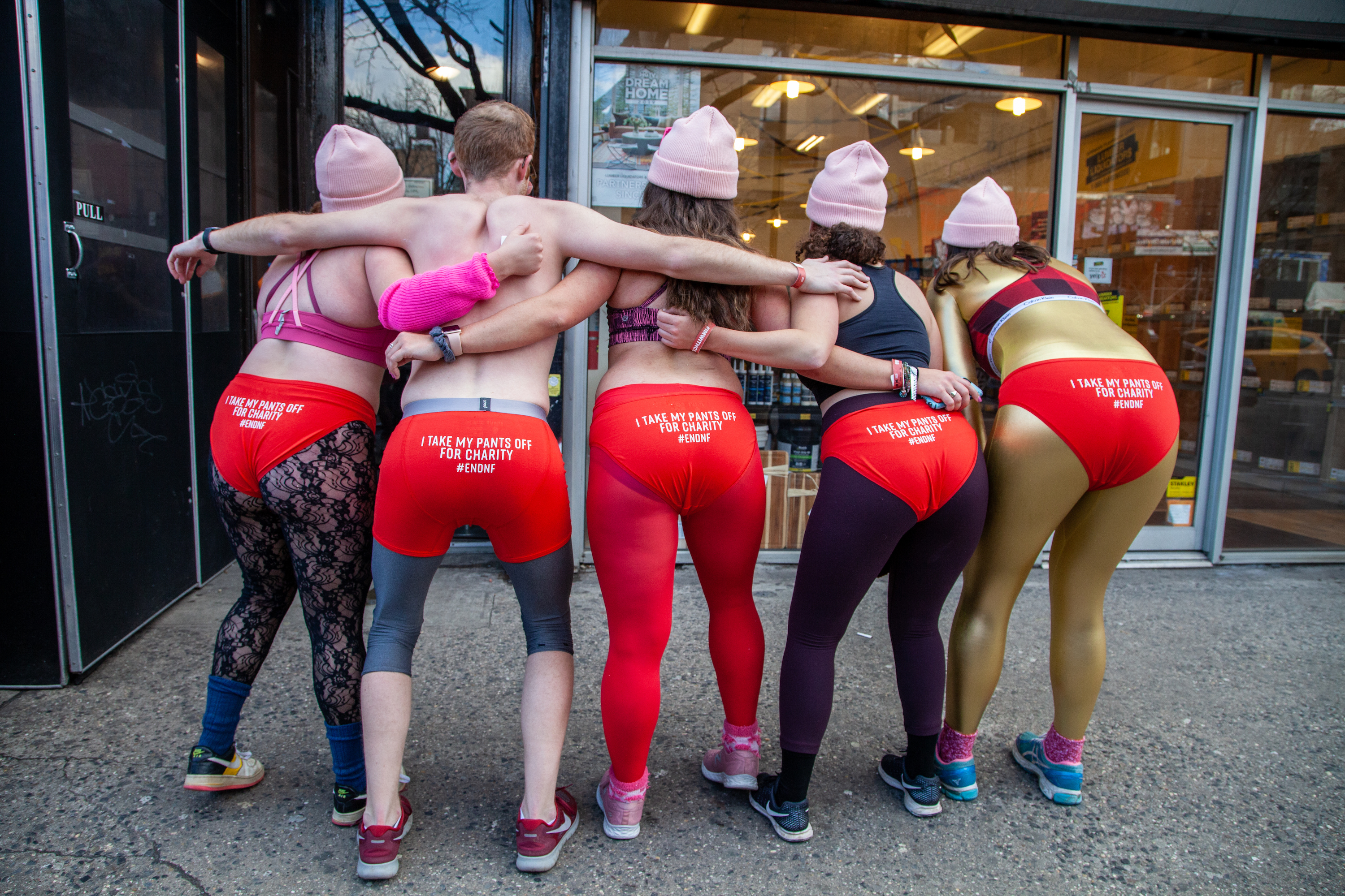 See photos of New Yorkers running in their underwear at this year's Cupid's  Undie Run!