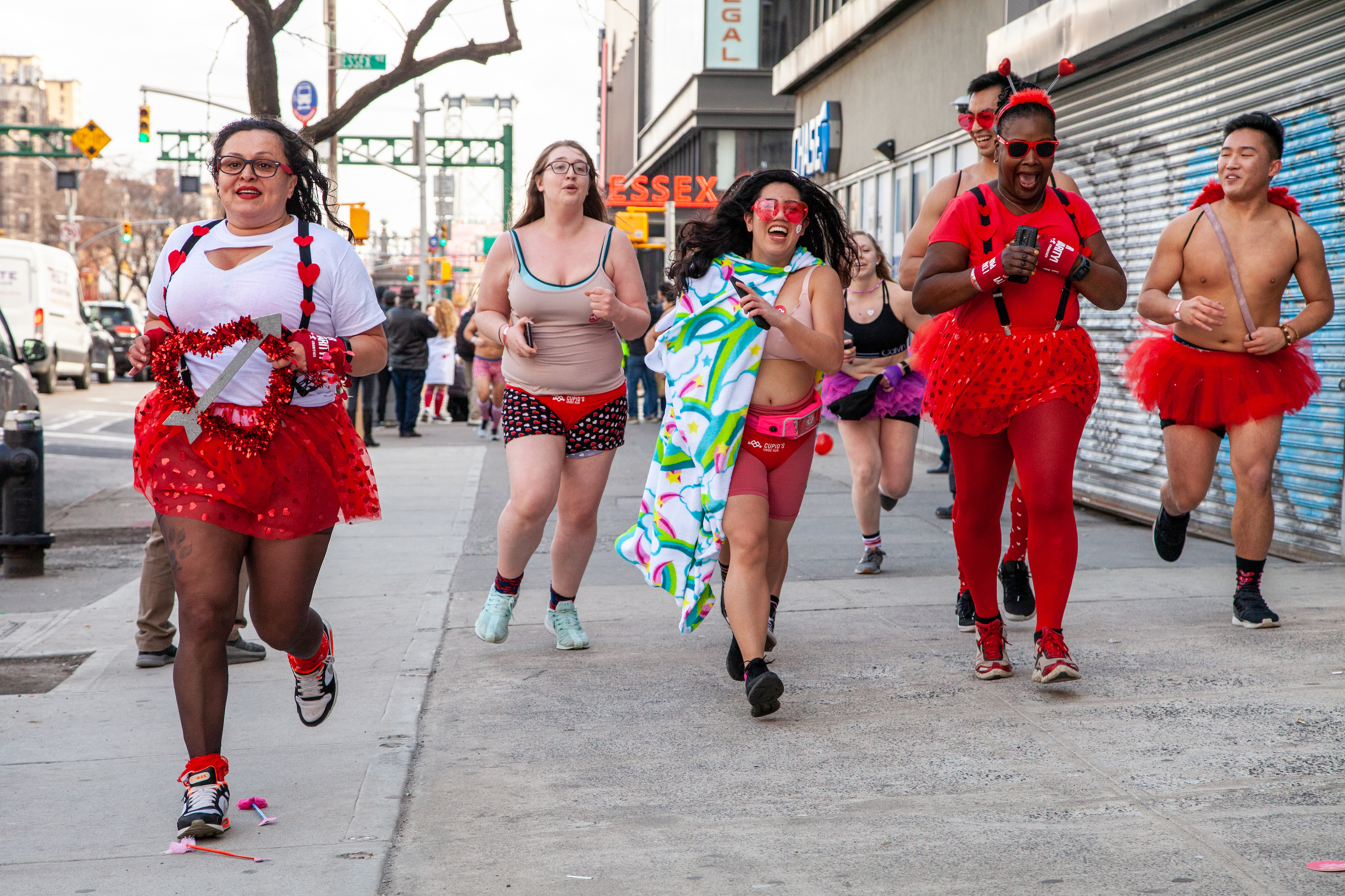 See photos of New Yorkers running in their underwear at this year's Cupid's Undie  Run!