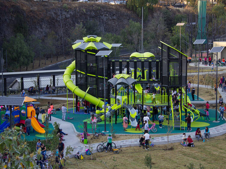 Parque Cantera, parque con área de juego en alcaldía Coyoacán