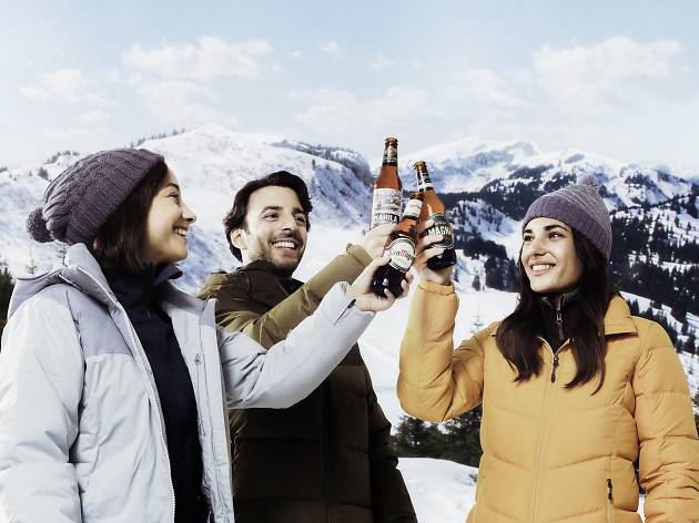 Subid a la nieve y disfrutad del San Miguel Snow Beer Subid a la nieve y disfrutad del San Miguel Snow Beer