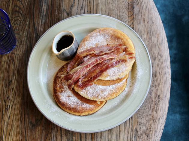 Bottomless Brunch Pancakes at Riding House Café Bottomless Brunch Pancakes at Riding House Café