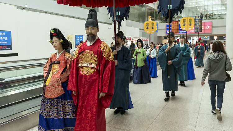 Watch a cultural spectacle in South Korea