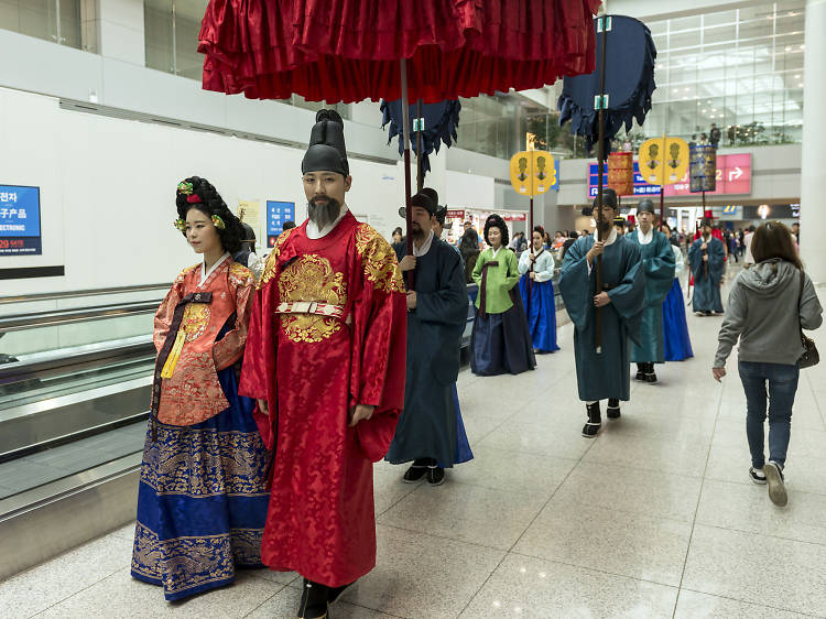 Watch a cultural spectacle in South Korea