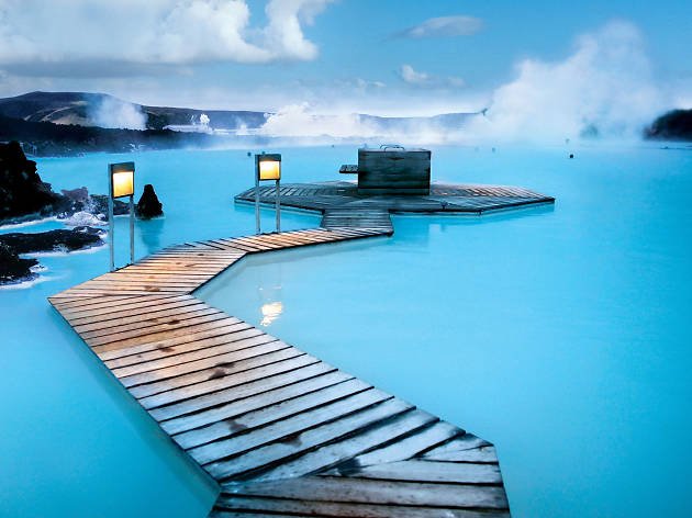 Blue lagoon Blue lagoon near Reykjavik