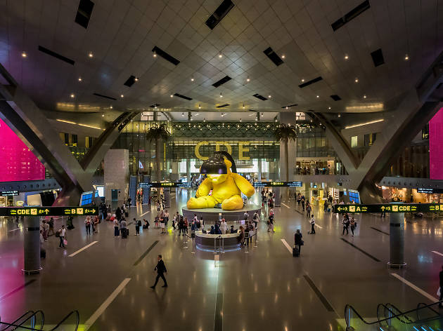 Doha airport Art at Doha airport