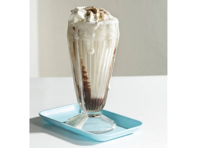 Horchata Milkshake with Cajeta