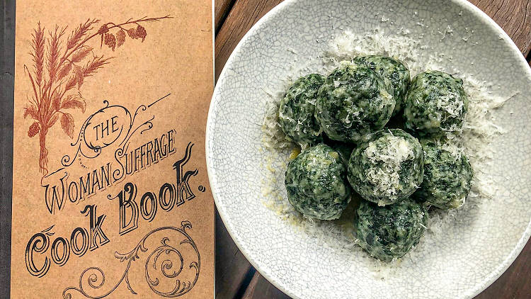 Gnocchi and a Suffragette cookbook