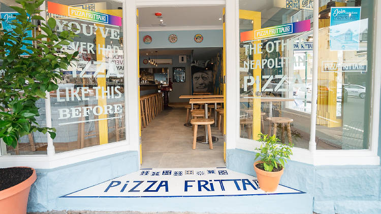 The frontage at Pizza Fritta